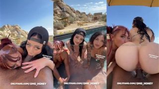 Auhneesh Nicole Foursome Outdoor In Bikini Video Leaked