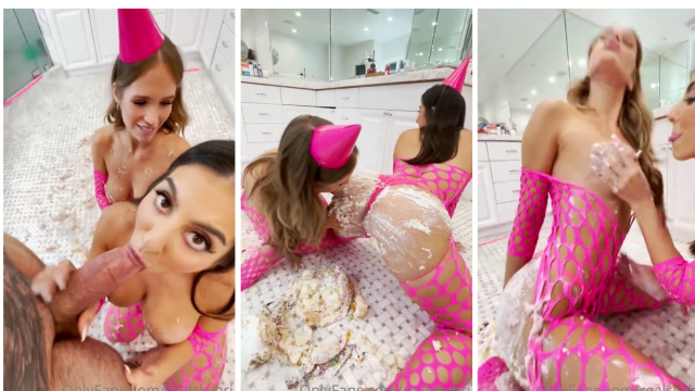 Sky Bri Blowjob Birthday Threesome Sex With Lena The Plug Video