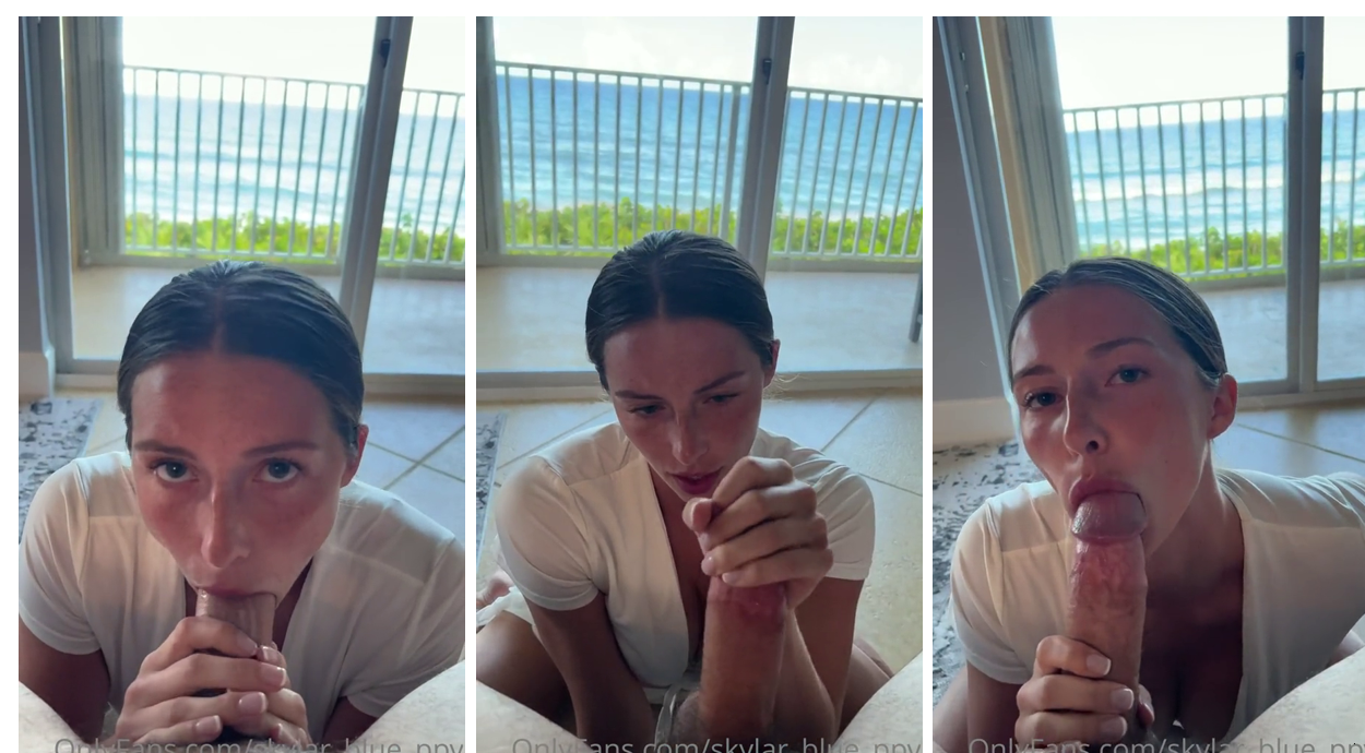 Skylar Blue Nude Blowjob Video