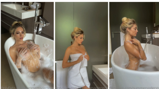 Summer Soderstrom Nude Onlyfans Bathtub Video