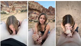 Theprincessjess Onlyfans Outdoor Blowjob Video