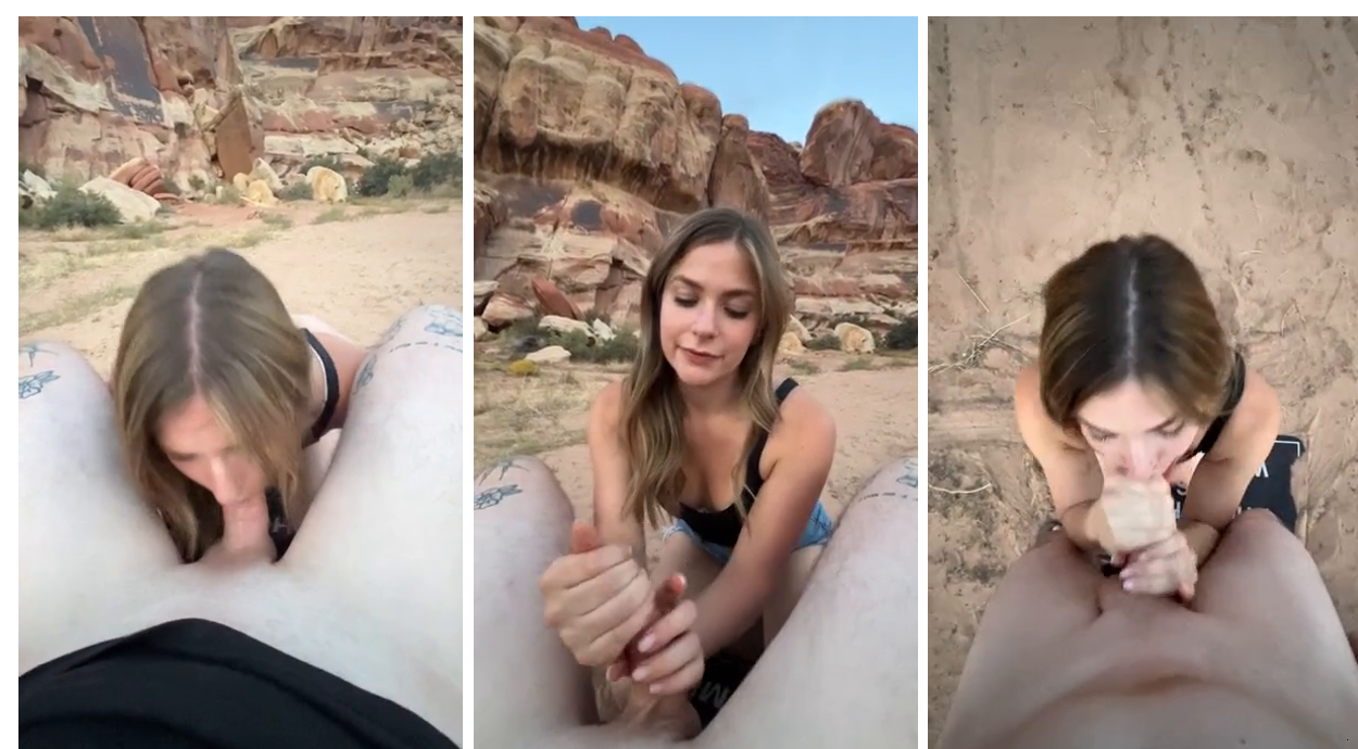 Theprincessjess Onlyfans Outdoor Blowjob Video