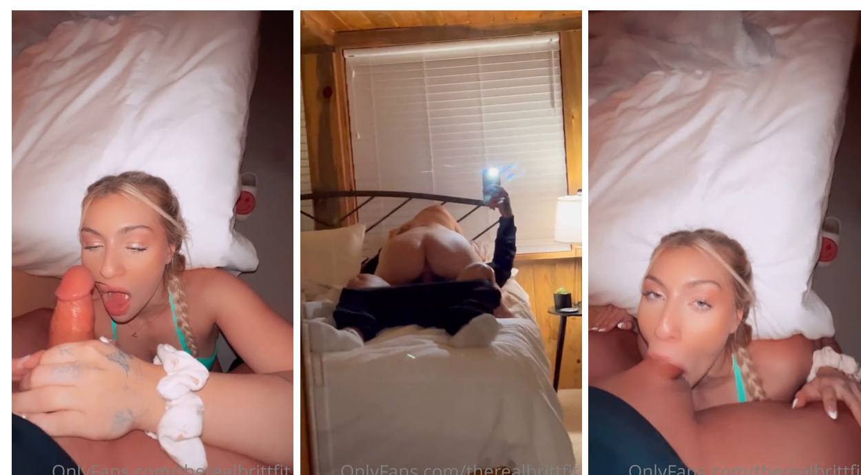 Therealbrittfit Nudes Cabin Sex Tape Bg Video