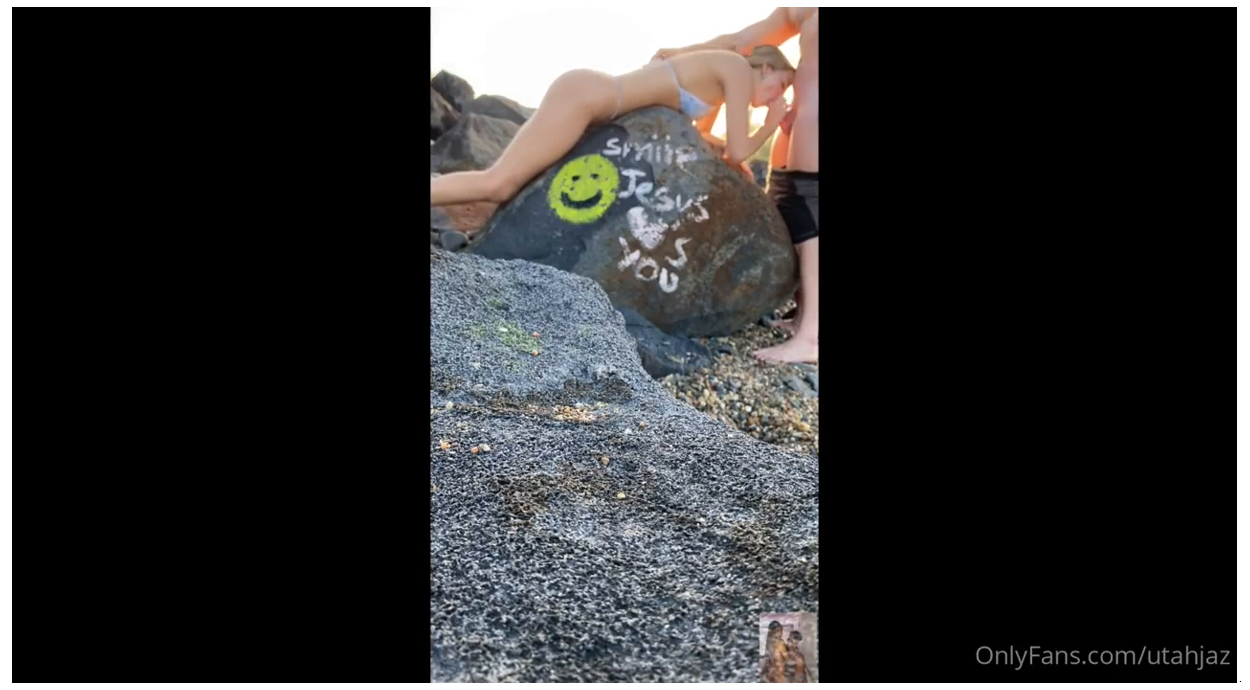 Utahjaz Naked Nude Fucking On Beach Sextape Porn Video