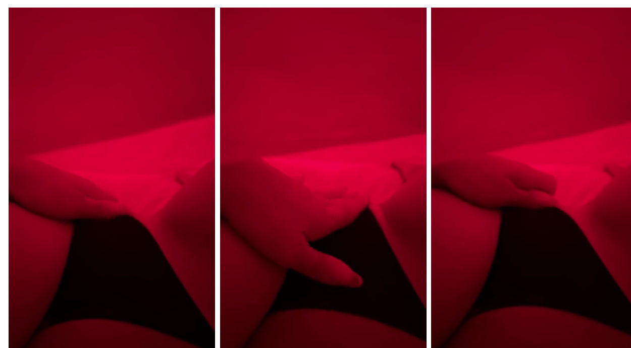 Corinna Kopf Rubs Pussy In Red Light Room Video