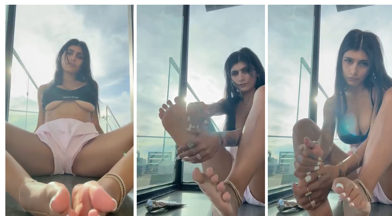 Mia Khalifa Pov Feet Tease Onlyfans Video
