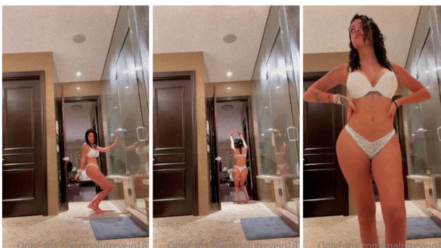 Malu Trevejo Thong Lingerie Dancing Onlyfans Video