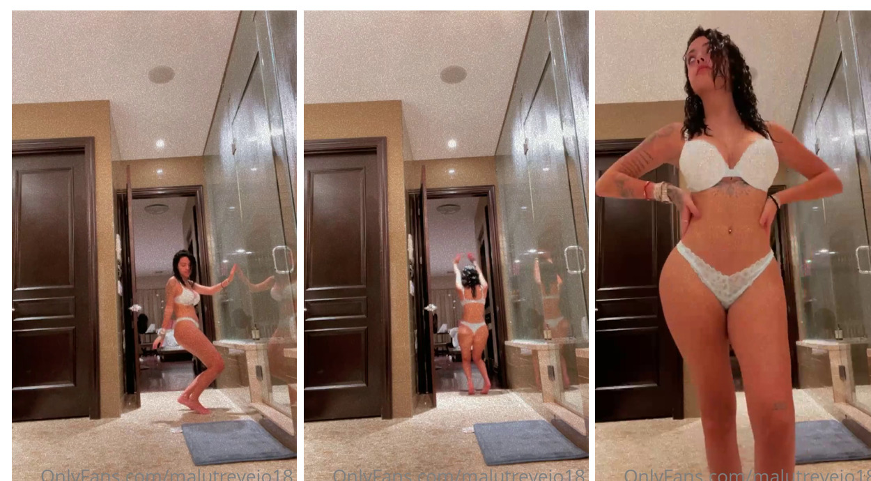 Malu Trevejo Thong Lingerie Dancing Onlyfans Video