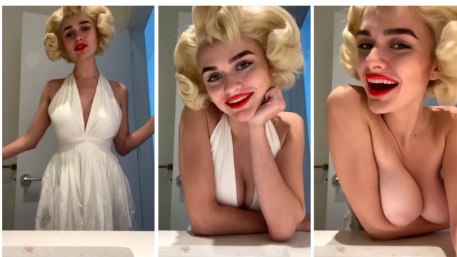 Megnutt02 Nude Marilyn Monroe Cosplay Onlyfans Video