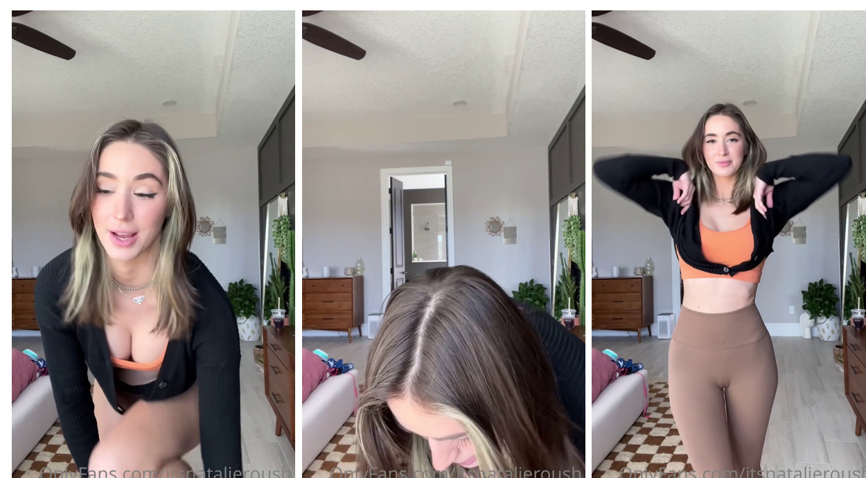 Natalie Roush Gym Leggings Try On Onlyfans Video