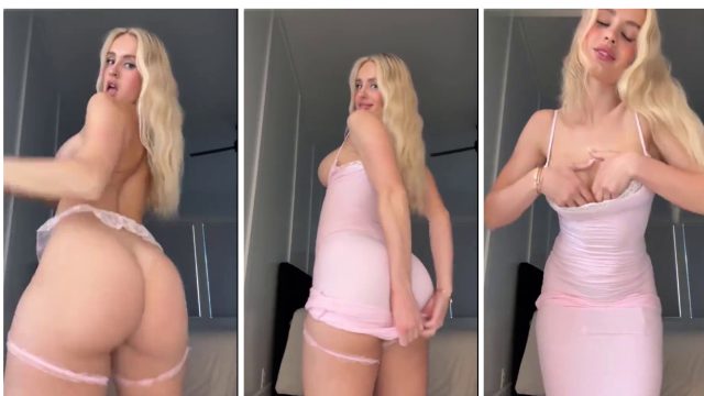 Vega Thompson Nude Dress Strip Teasing Onlyfans Video