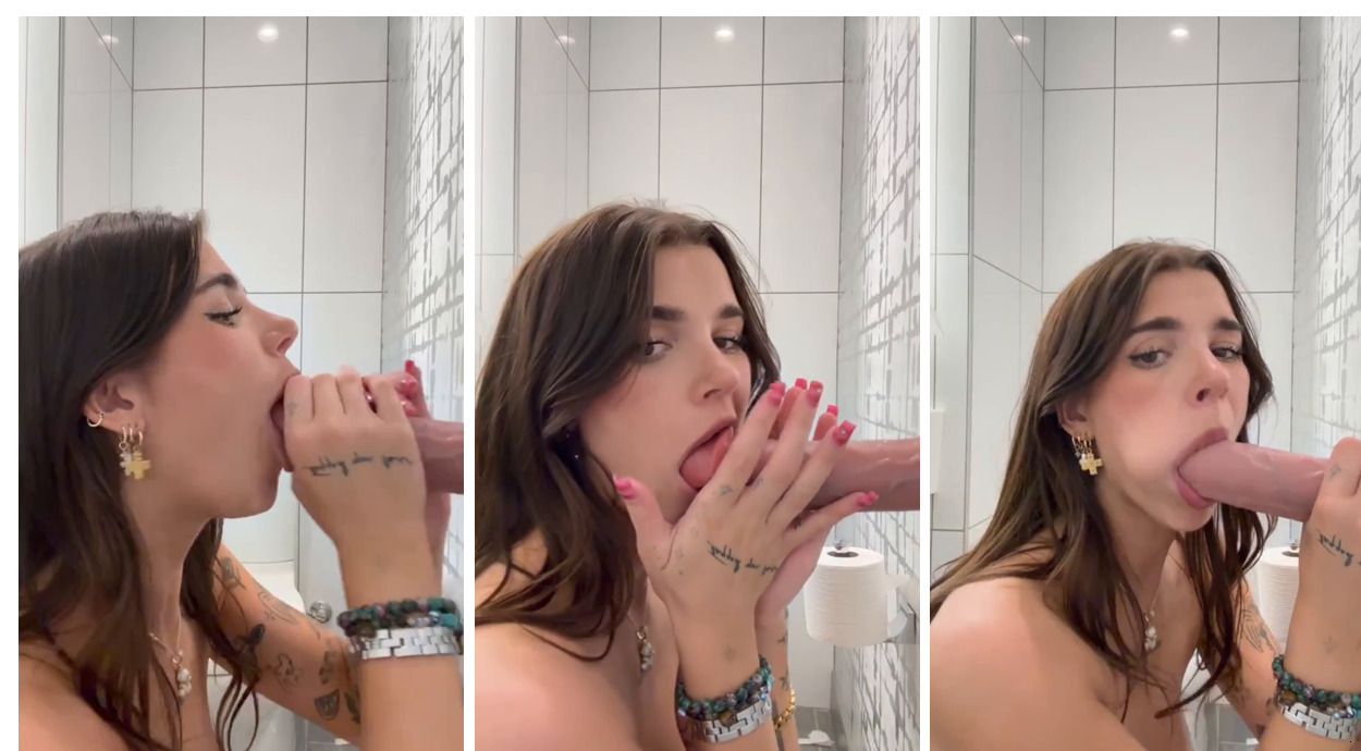 Arikytsya Onlyfans Wall Dildo Blowjob Video