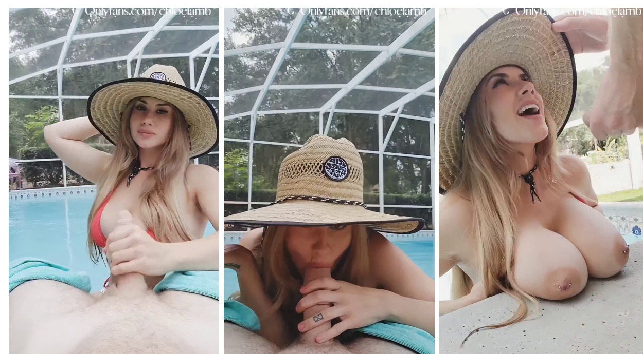 Chloe Lamb Fucks Pool Boy Sextape Video