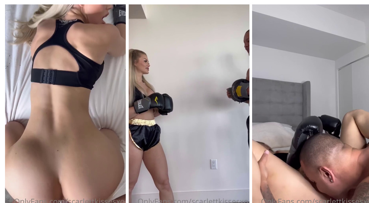 Scarlettkissesxo Gets Fucked By Boxing Coach Video