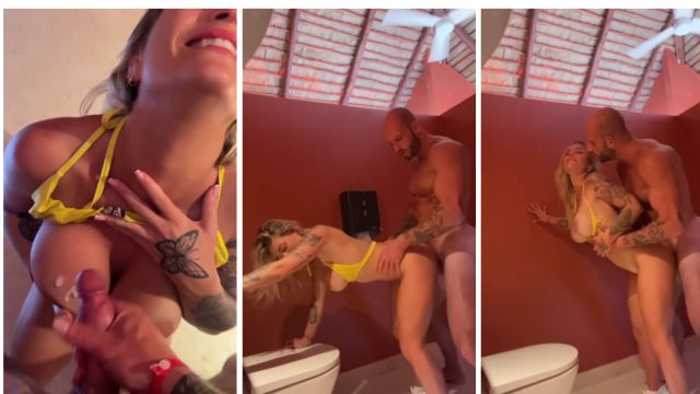 Margot Dulac Public Bathroom Sex Tape Video