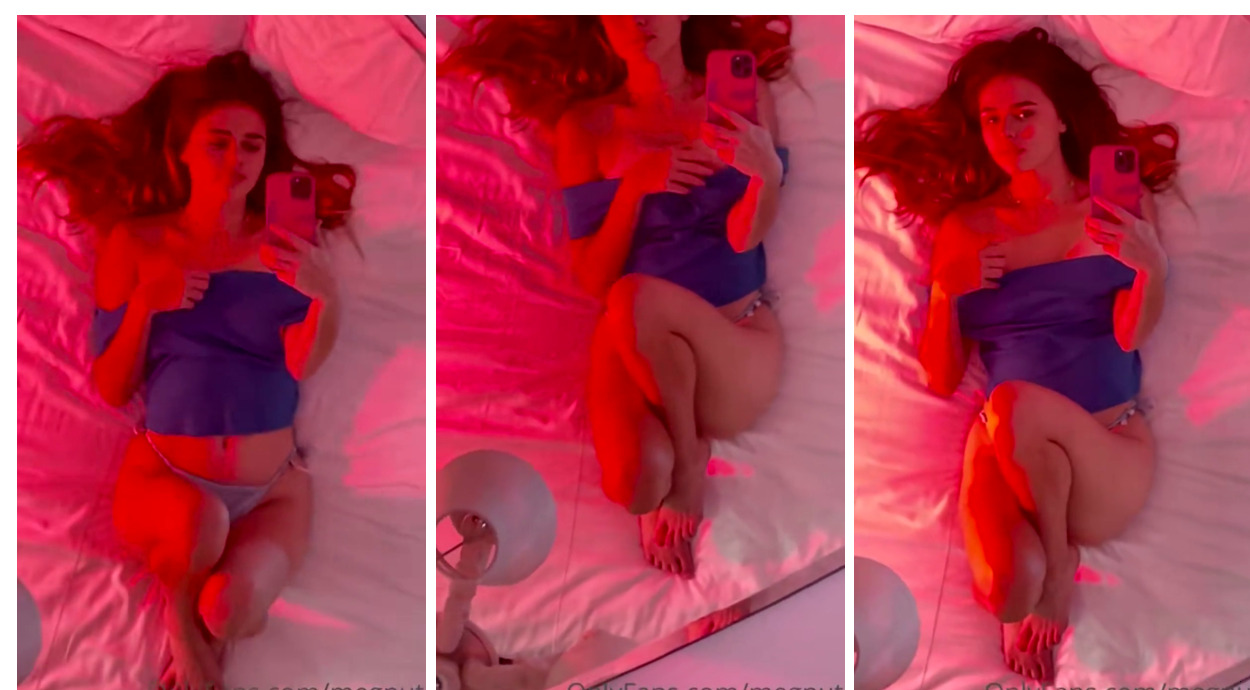 Megnutt02 Nude Bed Mirror Selfie Onlyfans Video