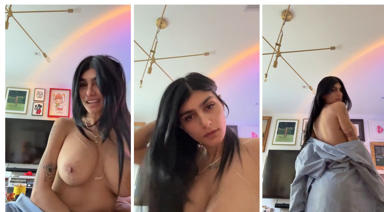 Mia Khalifa Morning Tease Video Leaked