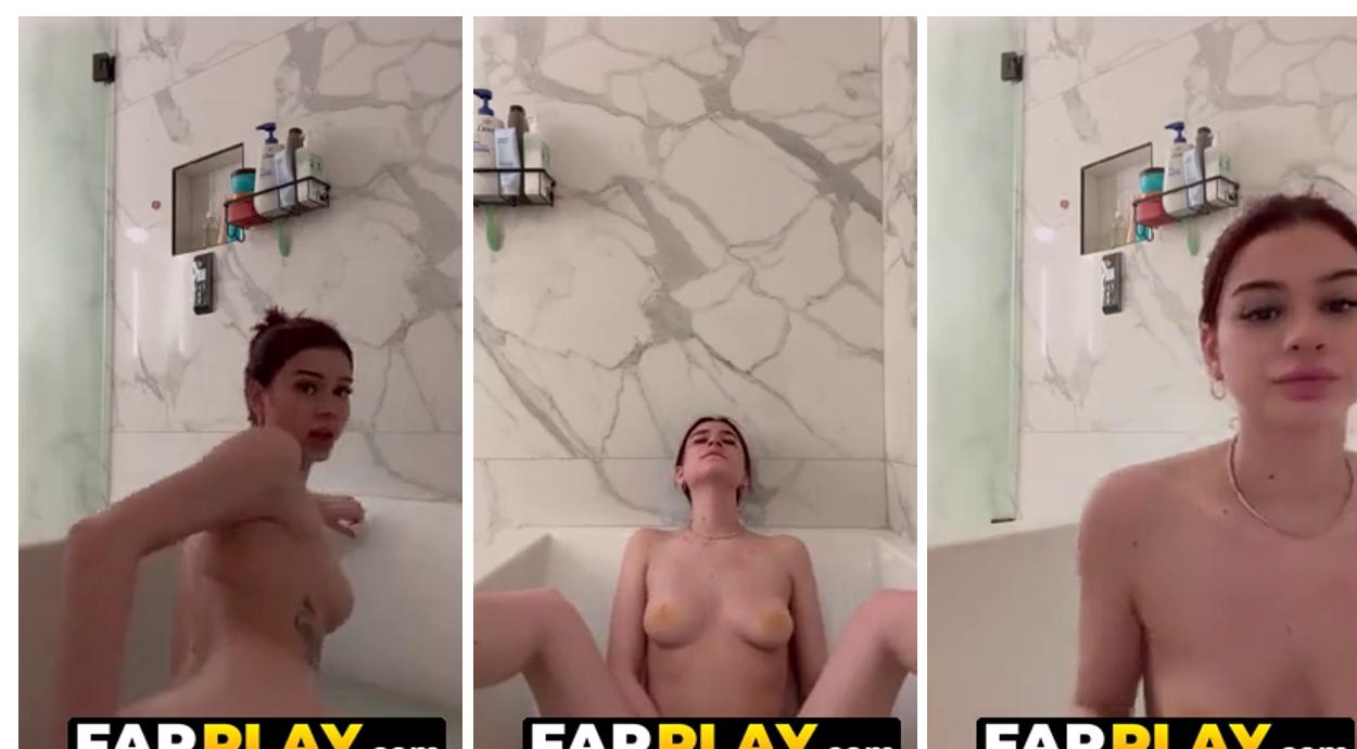 Andiegen Vibrator Pussy Playing In Bathtub  Sextape