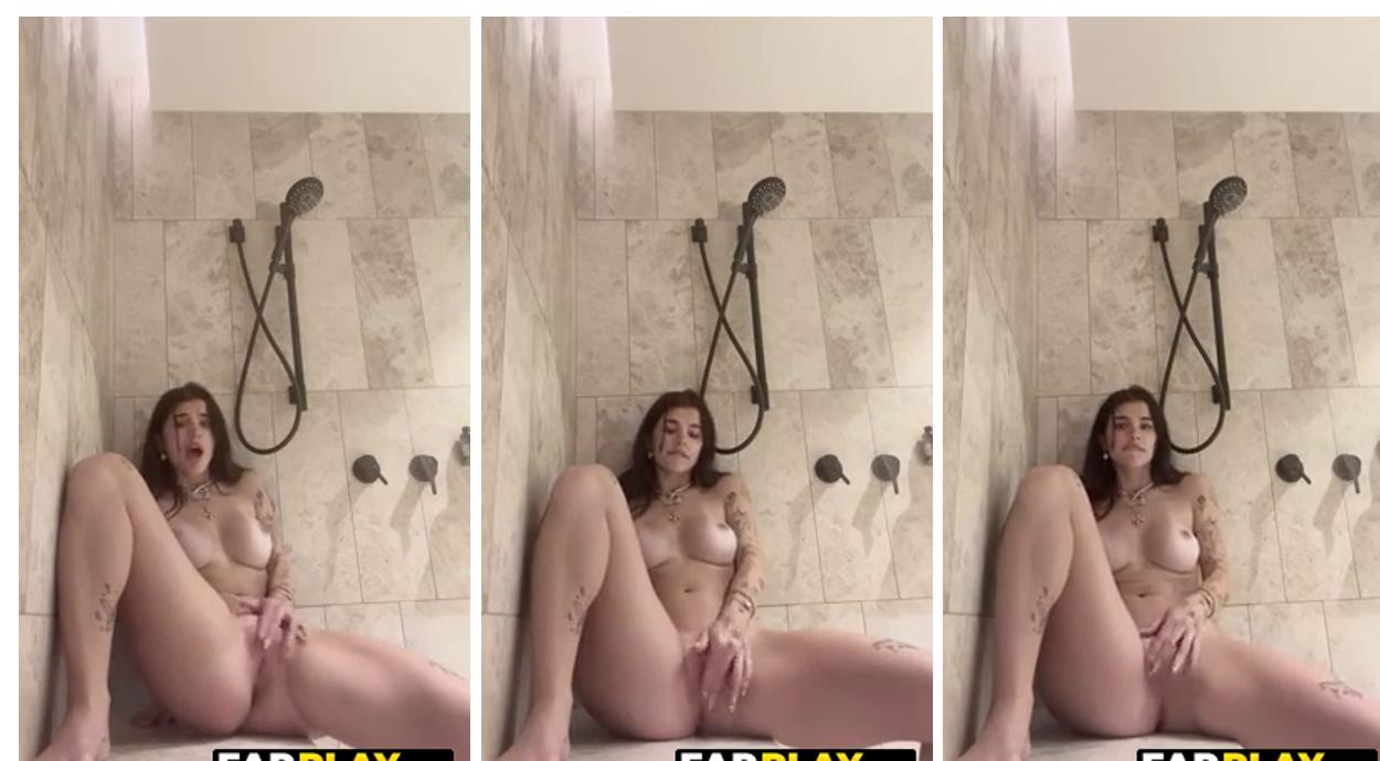 Arikytsya Nude Shower Masturbation