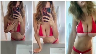Ashley Tervort Tiny Bikini Selfie Onlyfans Video