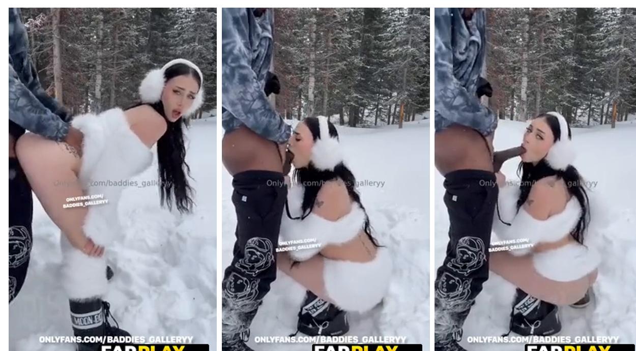 Auhneesh Nicole Snowy Outdoor Bg Bbc Sex Tape Ppv Porn