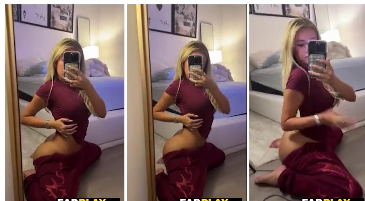 Breckie Hill Nude Ass Mirror Twerk