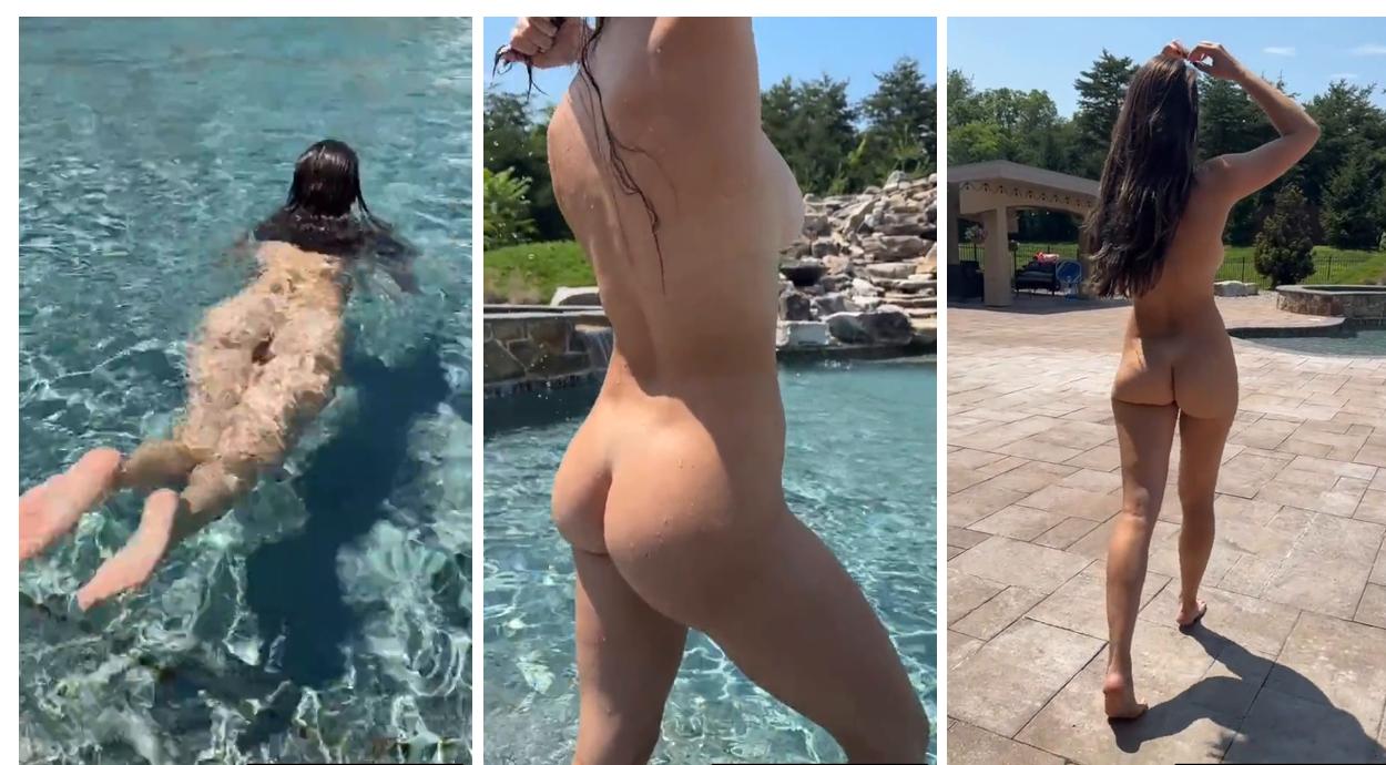 Christina Khalil Skinny Dipping Video