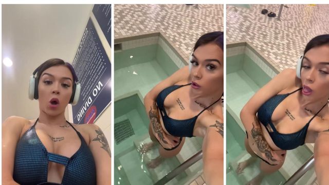 Elayna Black Aka Cora Jade Teasing In Bathtub