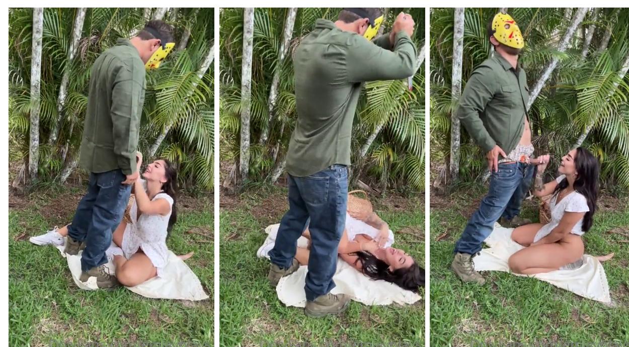 Emily Rinaudo Nude Outdoor Blowjob Onlyfans Video