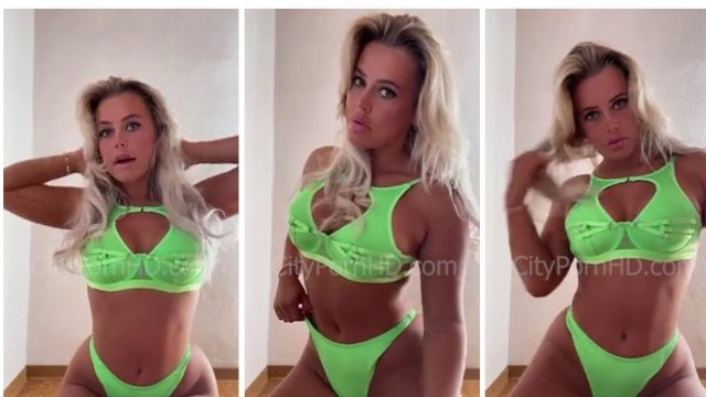 Jolie Becker Joliejuiicy Green Bikini Ppv Video Hot