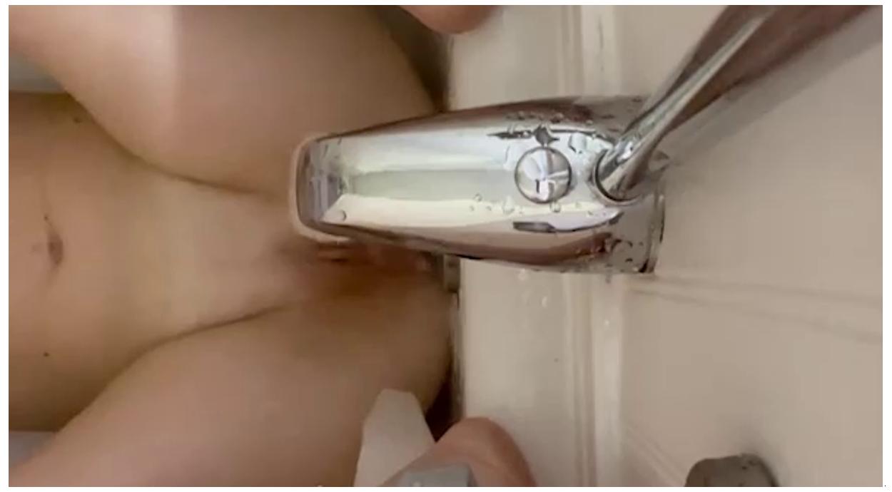 Noarmsvip @Noarmsgirl Nude Faucet Masturbation Hot Video