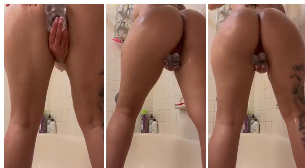 Onlyleahsfans Leah Mifsud Nude Shower Dildo Fuck Onlyfans