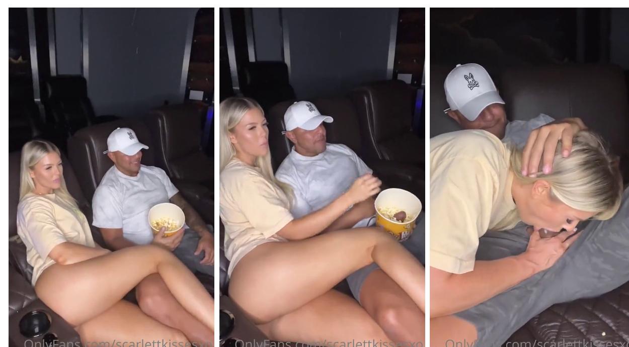 Scarlettkissesxo Popcorn Blowjob Onlyfans Video