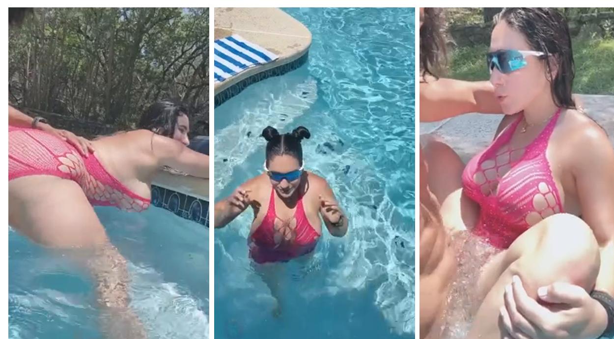 Yiny Leon Nude Bg Bbc Sex Tape By Pool Porn Video