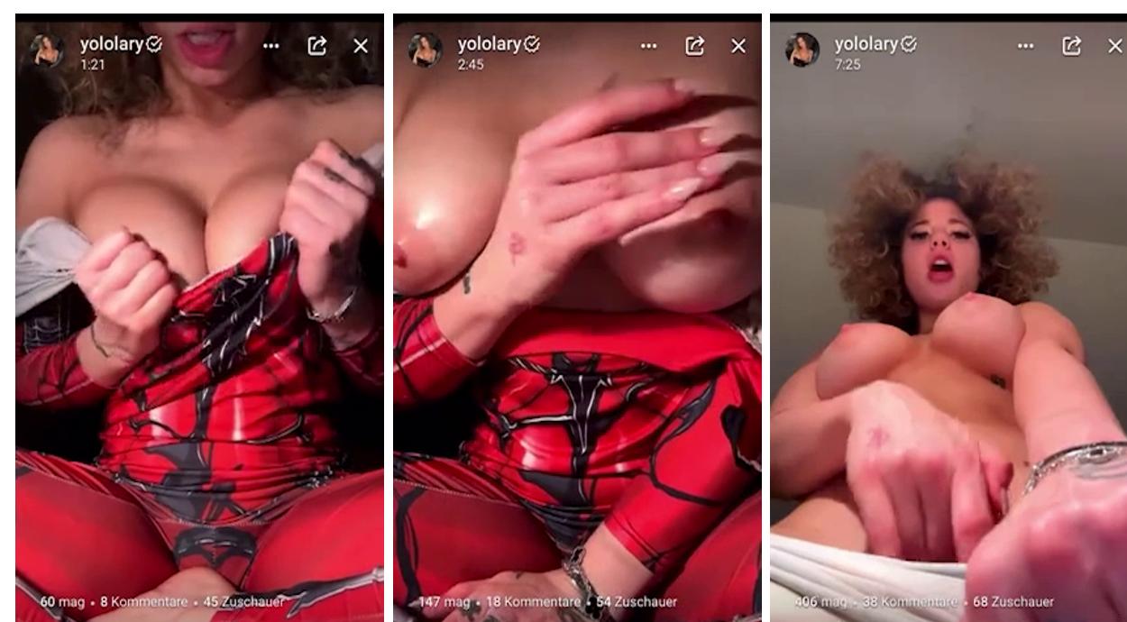 Yololary Nude Spider Man Masturbation Video