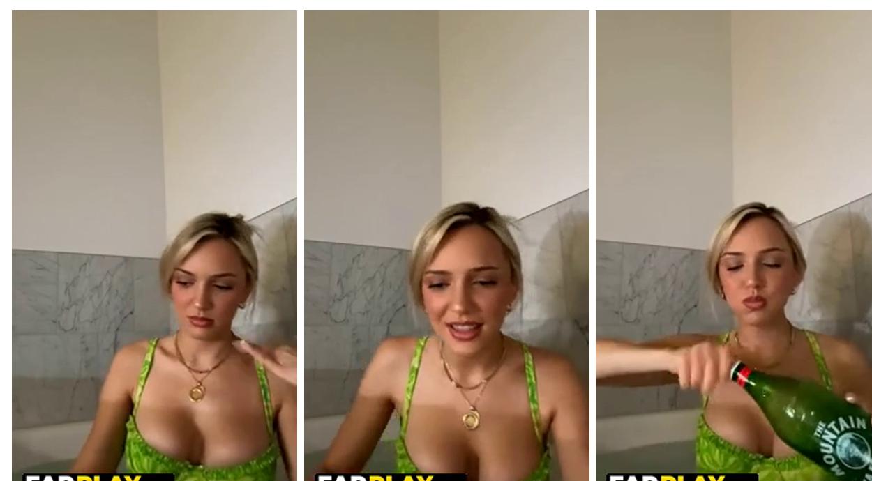 Abby Rao Bathtub Topless Handbras Livestream Video Free