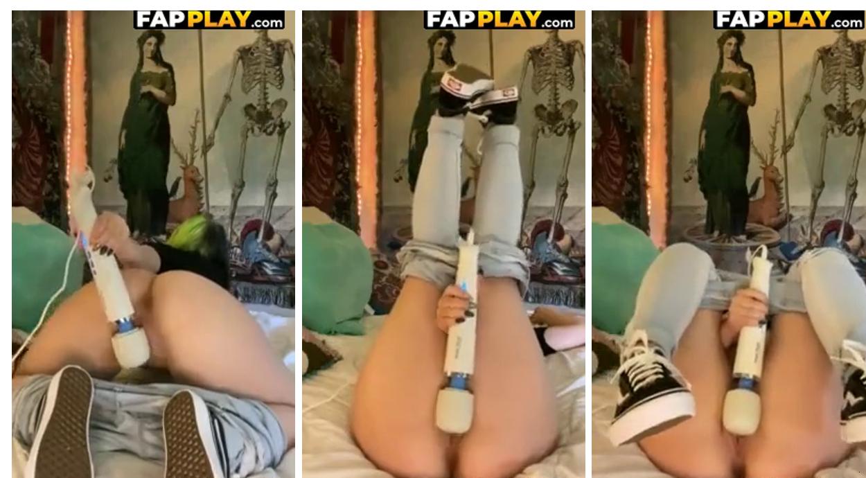 Bigtittygothegg Pull Down Jeans And Vibrates Her Puffed Pussy Onlyfans Video