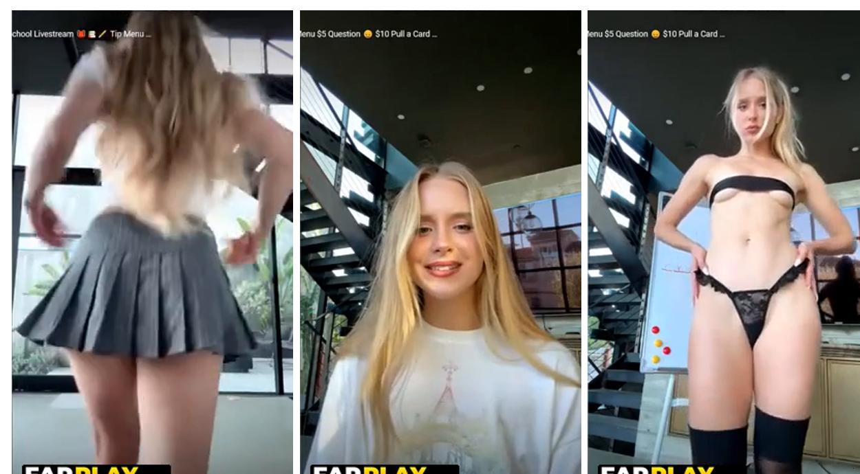 Caroline Zalog Back To School Onlyfans Sexy Livestream