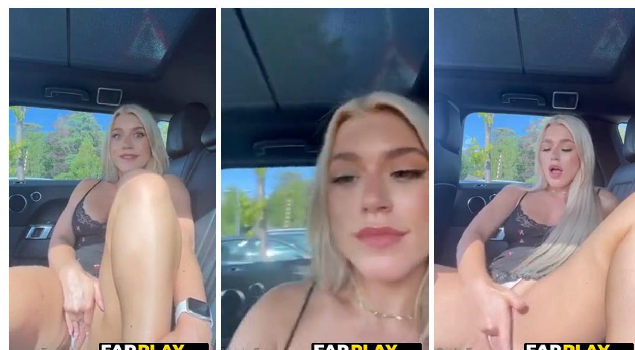 Elle Brooke Car Solo In Parking Lot Video Free