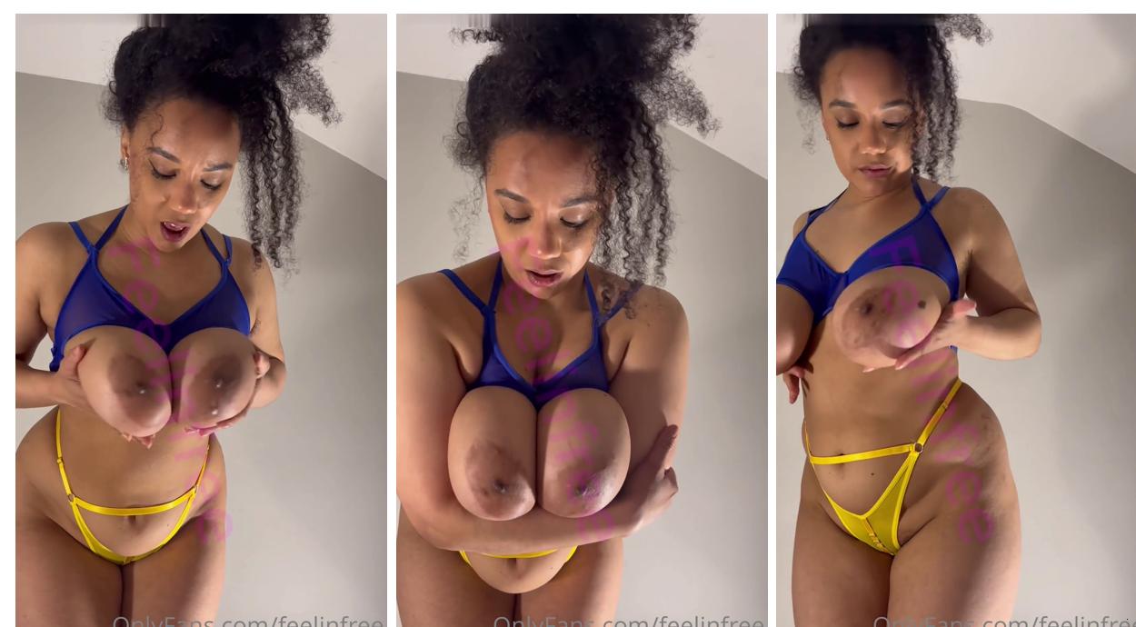 Feelinfree Aka Terrifacey Hairy Armpits Babe Playing Her Boobs Onlyfans Leak