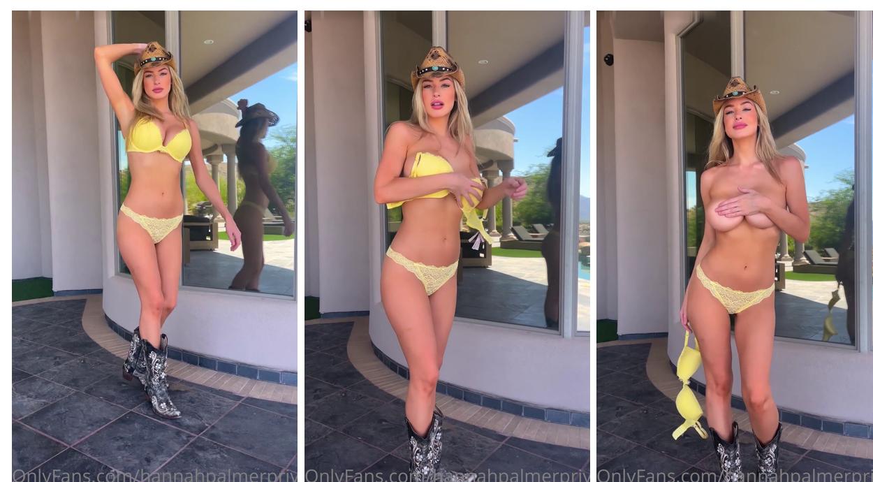 Hannah Palmer Took Her Bikini Off Showing Nude Tits Free Onlyfans Video
