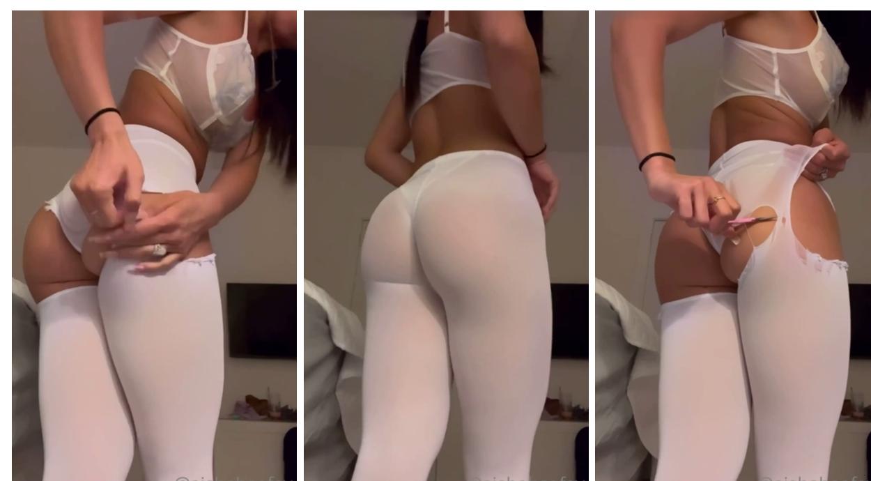 Kawaii Sofey Aka Aishah Sofey Ripping Her Tight Leggings Onlyfans Free